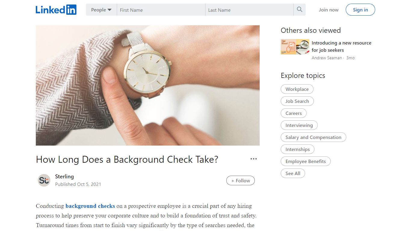 How Long Does a Background Check Take? - LinkedIn